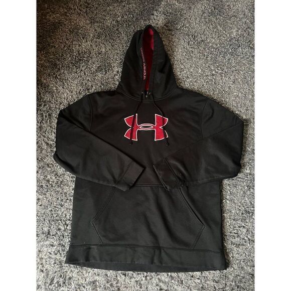 Under Armor Black Hoodie Sweatshirt Size XL - Picture 1 of 3